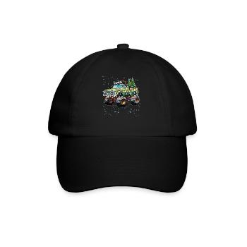 Monster Truck Noël Cool Design Graphique - Casquette classique - noir/noir - Devant