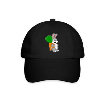 École de sac à dos lapin étudiant - Casquette classique - noir/noir - Devant
