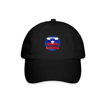 Slovenia - Baseball Cap - black/black - Front
