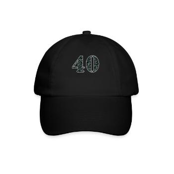 Proud 40 Military Look Birthday Gift - Baseball Cap - black/black - Front