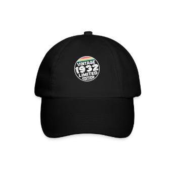 Édition limitée depuis 1932 Cadeau d’anniversaire - Casquette classique - noir/noir - Devant