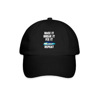 Course Il Casser Il Réparer Il Rc Bateau Amant Capitaine - Casquette classique - noir/noir - Devant