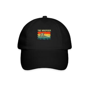 Arborist Tree Surgeon Woodworker Funny Logger - Baseball Cap - black/black - Front