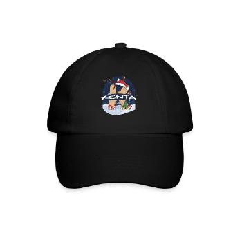 Impressionnant Kenta nom w chapeau de père Noël dans le thème de Noël - Casquette classique - noir/noir - Devant