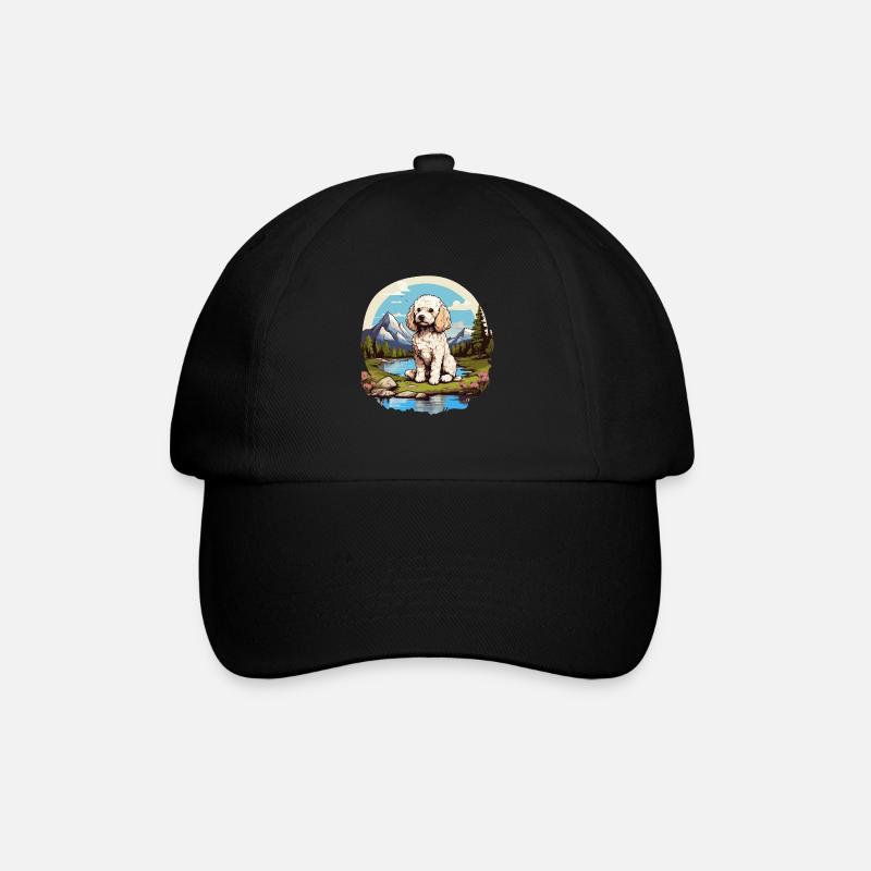 Caniche - Casquette classique - noir/noir