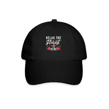 Cadeau de fleuriste, Designer Floral disant, fleuriste - Casquette classique - noir/noir - Devant