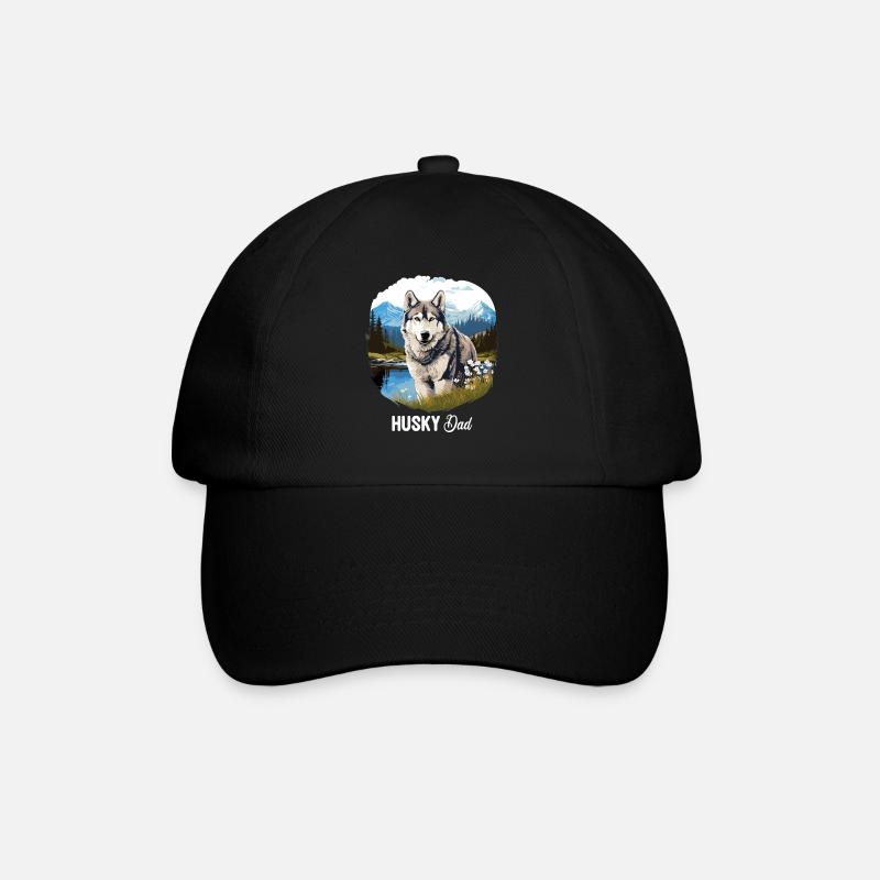 Husky - Baseballkappe - Schwarz/Schwarz