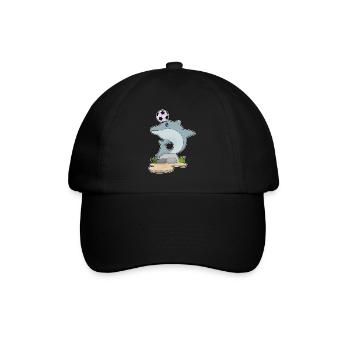 Dolphin Soccer Joueur De Football - Casquette classique - noir/noir - Devant