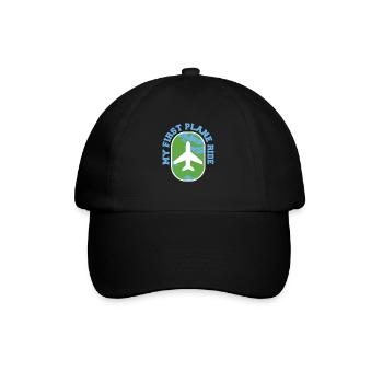 Mon premier voyage de vacances en avion en solo - Casquette classique - noir/noir - Devant
