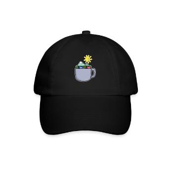Café Mountain Mountains Summit - Casquette classique - noir/noir - Devant