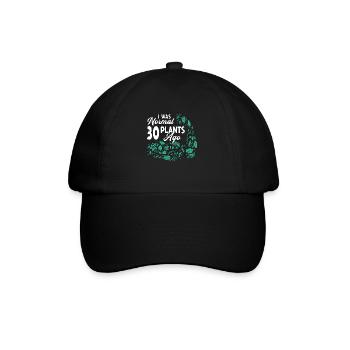 Houseplants I Was Normal 30 Plants Ago Gardening - Baseball Cap - black/black - Front
