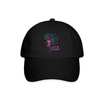 House Painter Decorator Retro 80s - Baseball Cap - black/black - Front