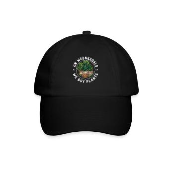 Plantes d’intérieur Le mercredi, nous achetons des plantes Fleuriste - Casquette classique - noir/noir - Devant