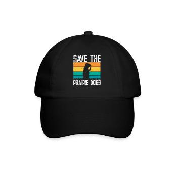 Chien de prairie - Casquette classique - noir/noir - Devant