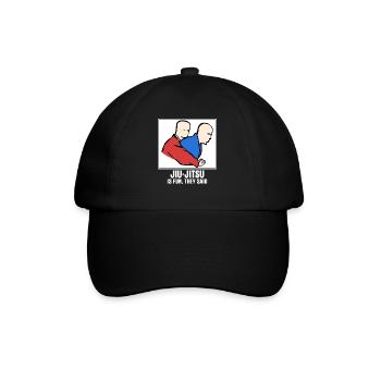 BJJ Brasilian Ju-Jitsu Jiu-Jitsu - Baseballkappe - Schwarz/Schwarz - Vorne