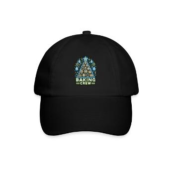 Baking Crew - Baseballkappe - Schwarz/Schwarz - Vorne