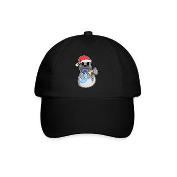 Bébé Lion de mer Noël - Casquette classique - noir/noir - Devant