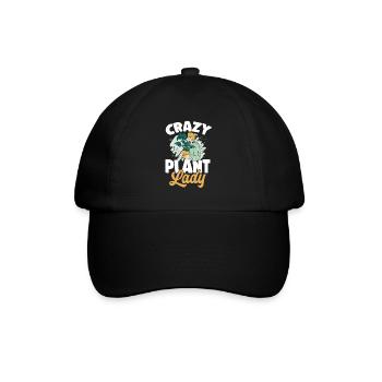 Monstera Deliciosa Albo Plante d’intérieur botanique - Casquette classique - noir/noir - Devant