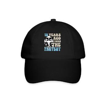 18th birthday 18 years old I used to be the fastest - Baseball Cap - black/black - Front