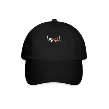 Panama Allemagne Heartbeat Flag Panaman - Casquette classique - noir/noir - Devant