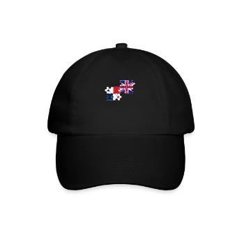 Panama Royaume-Uni Drapeau britannique panaméen - Casquette classique - noir/noir - Devant