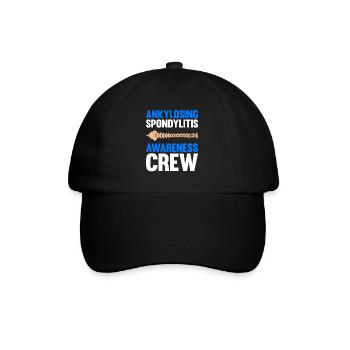 Spondylarthrite ankylosante, spondylarthrite ankylosante - Casquette classique - noir/noir - Devant