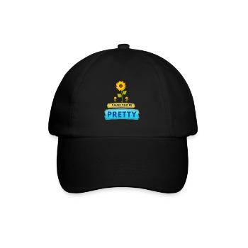 Parce que tu es jolie | Conception de l’amour de soi - Casquette classique - noir/noir - Devant