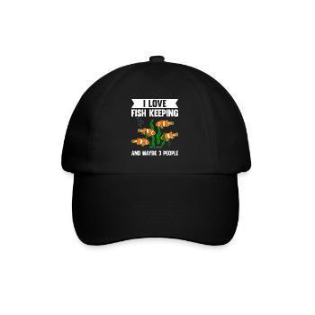 Aquaristics, Fish farming, Aquarists - Baseball Cap - black/black - Front