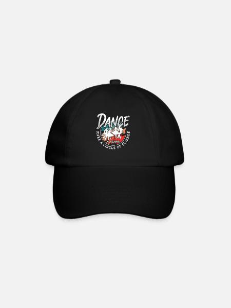 Square Dancing Dance In A Square Make Couple Dance - Baseballkappe - Schwarz/Schwarz