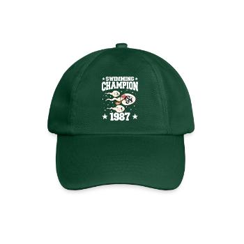 1987 Birthday 37 years old - Baseball Cap - bottle green - Front