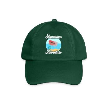Blumenhorn Fisch Liebhaber Süßwasser Aquarienfisch - Baseballkappe - Flaschengrün - Vorne