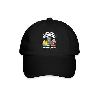 Drôle de cadeau comptable de conseiller fiscal - Casquette classique - noir/noir - Devant