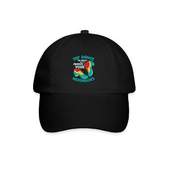 Claquettes : le moyen idéal d’ennuyer les claquettes - Casquette classique - noir/noir - Devant