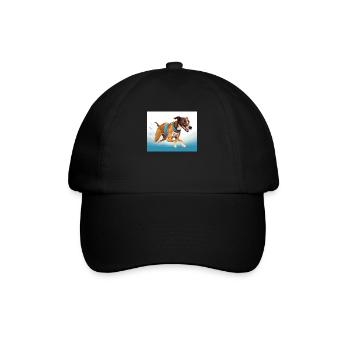 Greyhound Racing Dog Breed Race Greyhound Owner - Baseball Cap - black/black - Front