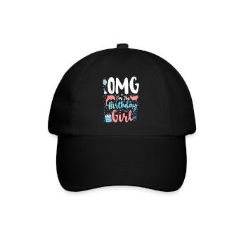 Dauphin Anniversaire Omg Je suis le - Casquette classique - noir/noir - Devant