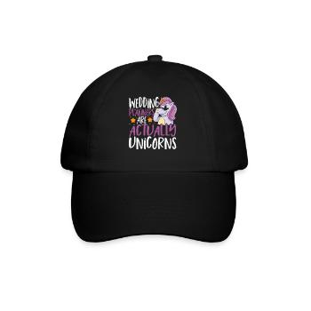Wedding Planners Are Actually Unicorns Wedding - Baseball Cap - black/black - Front