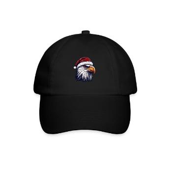 Eagle Head Christmas Christmas - Baseball Cap - black/black - Front