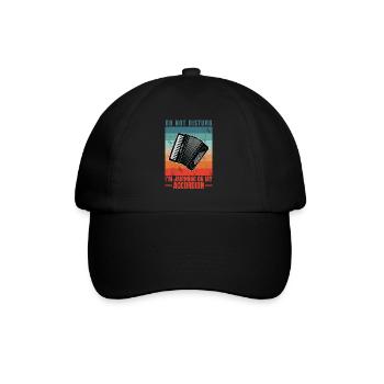 Accordéoniste Accordéon Musicien Dictons - Casquette classique - noir/noir - Devant