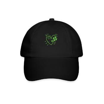 Carlin irlandais face Shamrock Shamrock - Casquette classique - noir/noir - Devant