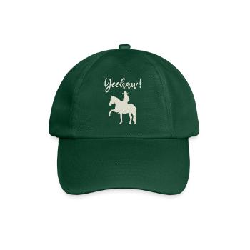 Ouais ! Equitation western pleine de joie de vivre - Casquette classique - vert bouteille - Devant