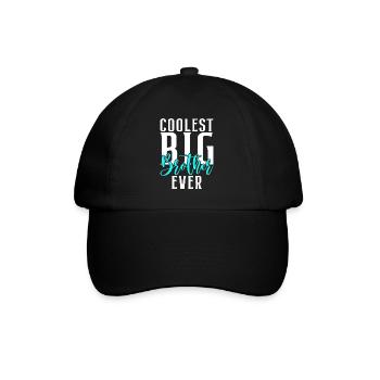 Big Brother Gift - Baseballkappe - Schwarz/Schwarz - Vorne