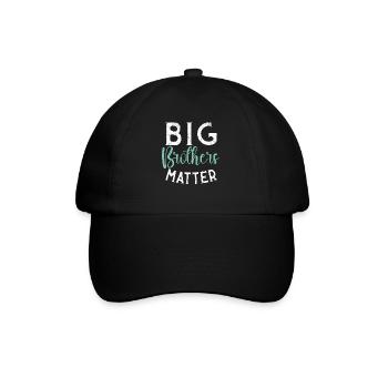 Big Brother Gift - Baseballkappe - Schwarz/Schwarz - Vorne