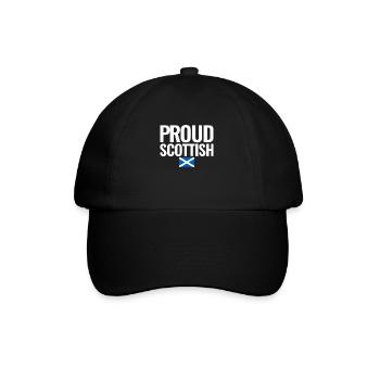 Fier drapeau écossais écossais Scots - Casquette classique - noir/noir - Devant