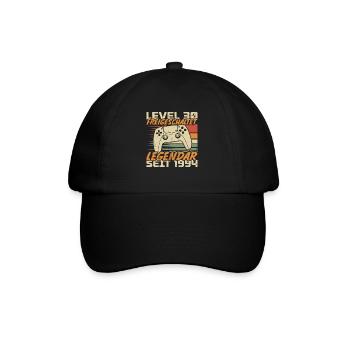 Level 30 freigeschaltet Legendär seit 1994 - Baseballkappe - Schwarz/Schwarz - Vorne