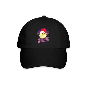 Truck the Bells - Ente mit Messer Duck with Knife - Casquette classique - noir/noir - Devant