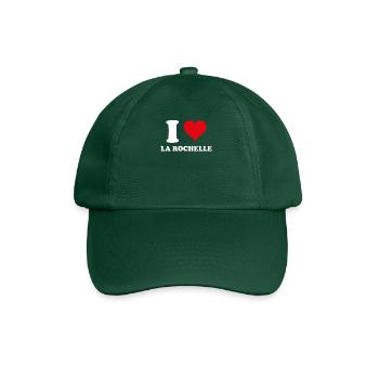 I Love La Rochelle Cadeau Tourisme - Casquette classique - vert bouteille - Devant