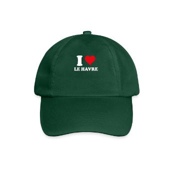 I Love Le Havre Cadeau Tourisme - Casquette classique - vert bouteille - Devant