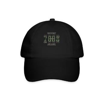 Original 2008 Année De Naissance Urbain Cadeau Vintage - Casquette classique - noir/noir - Devant