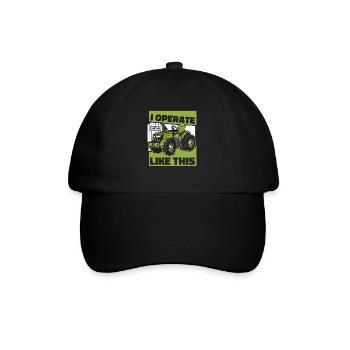Je fonctionne comme ça Agriculture Agriculteur Bio Agriculteur - Casquette classique - noir/noir - Devant