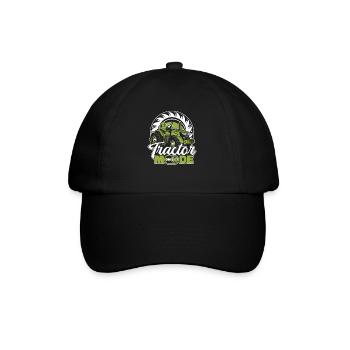 Mode Tracteur sur l'agriculture Agriculteur biologique - Casquette classique - noir/noir - Devant